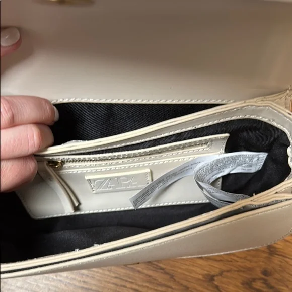 Zara Cream Crossbody Bag - Picture 2 of 6